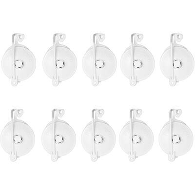 PELTOR Lot De 10 Yoyos Pour Plantes Avec Bouchon Rétractable Et Corde Transparente De 1,5 M - Publicité PELTOR Lot De 10 Yoyos Pour Plantes Avec Bouchon Rétractable Et Corde Transparente De 1,5 M - Publicité