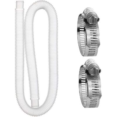 ENOWELIR Tuyau De Rechange Pour Pompe De Piscine Hors Sol – Tuyau Flexible En Pvc Renforcé 1,5 M × 32 Mm Avec Pinces De Fixation Incluses - Publicité ENOWELIR Tuyau De Rechange Pour Pompe De Piscine Hors Sol – Tuyau Flexible En Pvc Renforcé 1,5 M × 32 Mm Avec Pinces De Fixation Incluses - Publicité