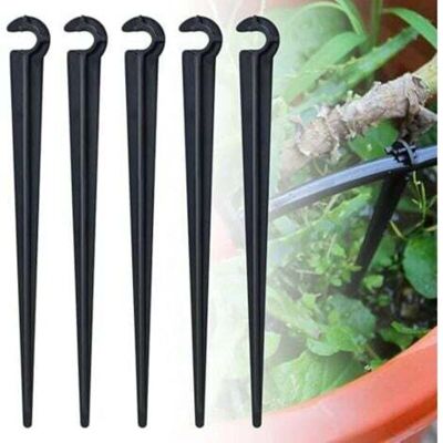 ABCRITAL 100 Pcs Support Tuyau Arrosage En Pe Piquet De Fixation Au Sol Porte Tuyau Arrosage De Φ De 7mm Accroche Tuyau Arrosage Piquet Goutte À Goutte Crochet Pour Tuyau Arrosage Irrigation Jardin - Publicité ABCRITAL 100 Pcs Support Tuyau Arrosage En Pe Piquet De Fixation Au Sol Porte Tuyau Arrosage De Φ De 7mm Accroche Tuyau Arrosage Piquet Goutte À Goutte Crochet Pour Tuyau Arrosage Irrigation Jardin - Publicité