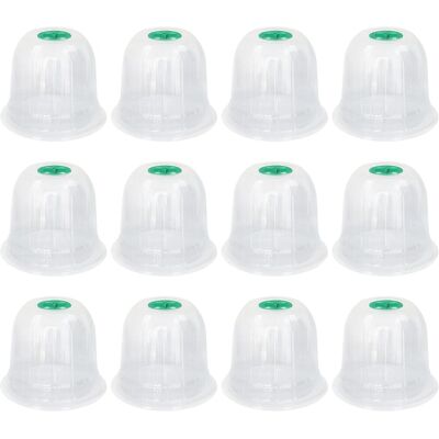 GRASSLIN 12 Cloche De Potager,pvc Transparent,évent Réglable,jardinage Semis - Publicité GRASSLIN 12 Cloche De Potager,pvc Transparent,évent Réglable,jardinage Semis - Publicité