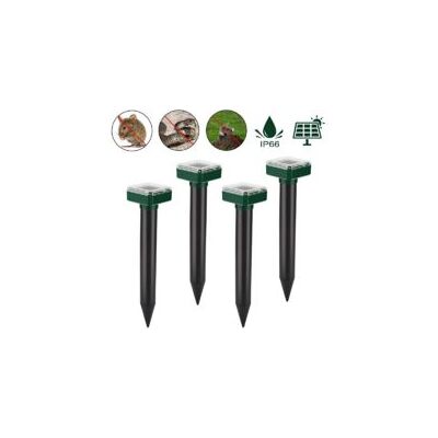 OEM Solar Répulsif Anti-taupes Pour Animaux À Ultrasons Pour Lutter Contre La Taupe Et La Lutte Contre La Taupe Et La Lutte Contre Les Nuisibles Avec Ip56 Pour Le Jardin Lot De 4 - Crezuo - Publicité OEM Solar Répulsif Anti-taupes Pour Animaux À Ultrasons Pour Lutter Contre La Taupe Et La Lutte Contre La Taupe Et La Lutte Contre Les Nuisibles Avec Ip56 Pour Le Jardin Lot De 4 - Crezuo - Publicité