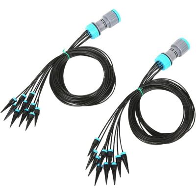 MOXIE Composants D'Irrigation 10 Goutteur De Tête Dispositif D'Arrosage Automatique Dispositif D'Infiltration Irrigation Goutte À Goutte(2pcs) - Publicité MOXIE Composants D'Irrigation 10 Goutteur De Tête Dispositif D'Arrosage Automatique Dispositif D'Infiltration Irrigation Goutte À Goutte(2pcs) - Publicité