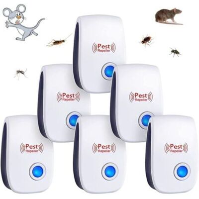 OEM Lot De 6 Répulsifs À Ultrasons Pour Insectes Nuisibles, Usage Intérieur, Tue-moustiques, Souris, Cafards, Rongeurs, Fourmis, Araignées Et Autres Insectes. Publicité OEM Lot De 6 Répulsifs À Ultrasons Pour Insectes Nuisibles, Usage Intérieur, Tue-moustiques, Souris, Cafards, Rongeurs, Fourmis, Araignées Et Autres Insectes. Publicité
