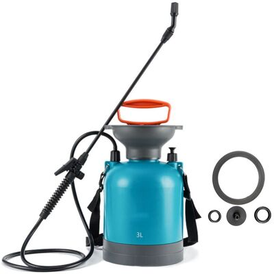 MOXIE Sjlerst Pulvérisateur À Pression À Sangle, Pulvérisateur À Pression À Pompe Pp Pe Grande Capacité Pour Cour (3l Bleu) - Publicité MOXIE Sjlerst Pulvérisateur À Pression À Sangle, Pulvérisateur À Pression À Pompe Pp Pe Grande Capacité Pour Cour (3l Bleu) - Publicité
