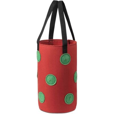 LEDE Lot De 3 Sacs De Culture Suspendus Pour Fraises, Avec 13 Trous, En Tissu Non Tissé, Pour Plantes, Herbes Et Fleurs, Rouge. Publicité LEDE Lot De 3 Sacs De Culture Suspendus Pour Fraises, Avec 13 Trous, En Tissu Non Tissé, Pour Plantes, Herbes Et Fleurs, Rouge. Publicité