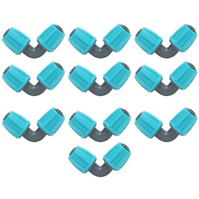 URSUS Jeffergarden Coudes À 90°, 10 Connecteurs De Tuyau D'Eau De Jardin Pour Jardin, Pelouse, Serre, Arrosage Des Plantes, Système D'Irrigation Goutte À Goutte, Pour Tuyau De 16 Mm - Publicité URSUS Jeffergarden Coudes À 90°, 10 Connecteurs De Tuyau D'Eau De Jardin Pour Jardin, Pelouse, Serre, Arrosage Des Plantes, Système D'Irrigation Goutte À Goutte, Pour Tuyau De 16 Mm - Publicité