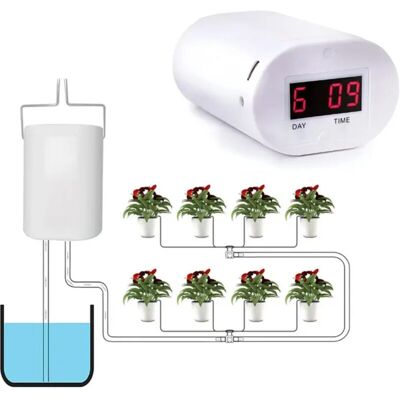 Scotch 8 Tête Automatique Pompe D'Arrosage Contrôleur Fleurs Plantes Maison Arroseur Goutte À Goutte Dispositif D'Irrigation Pompe Minuterie Système Outil De Jardin - Publicité Scotch 8 Tête Automatique Pompe D'Arrosage Contrôleur Fleurs Plantes Maison Arroseur Goutte À Goutte Dispositif D'Irrigation Pompe Minuterie Système Outil De Jardin - Publicité