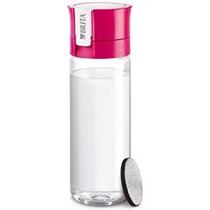 Fill&go, bouteille filtrante nomade, 0.6L - rose - Brita - Publicité