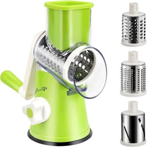 OEM Cuisine Manuelle, Coupe Legumes Multifonctions Avec 3 Lames De Tambour Détachables, Râpe À Fromage Pour Pommes De Terre, Carottes, Fromage, Noix, Etc - Publicité OEM Cuisine Manuelle, Coupe Legumes Multifonctions Avec 3 Lames De Tambour Détachables, Râpe À Fromage Pour Pommes De Terre, Carottes, Fromage, Noix, Etc - Publicité