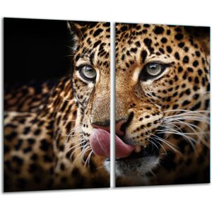 OEM Planche À Découper En Verre 2x 30x52 Tigre - Publicité OEM Planche À Découper En Verre 2x 30x52 Tigre - Publicité