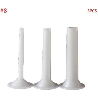 ALLAUVE Ensemble De 3 Entonnoirs De Remplissage Pour Saucisses Alimentaires, Tubes De Remplissage Pour Poussoir À Viande, Manuel D'Utilisation Inclus - Publicité ALLAUVE Ensemble De 3 Entonnoirs De Remplissage Pour Saucisses Alimentaires, Tubes De Remplissage Pour Poussoir À Viande, Manuel D'Utilisation Inclus - Publicité