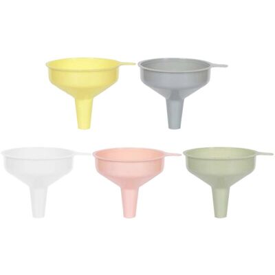 ALLAUVE Ensemble De 5 Entonnoirs Colorés Pour Flacons De Laboratoire, Épices, Poudres, Lotions Cosmétiques, Huiles. Publicité ALLAUVE Ensemble De 5 Entonnoirs Colorés Pour Flacons De Laboratoire, Épices, Poudres, Lotions Cosmétiques, Huiles. Publicité