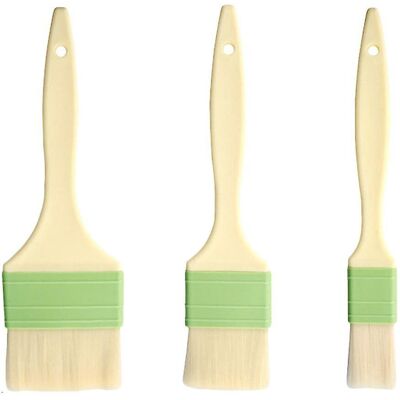 LISATR Lot De 3 Pinceaux De Cuisson En Plastique Pour Barbecue, Gril Et Pâtisserie, Outil De Cuisine Pratique Pour La Viande, Les Gâteaux Et Les Pâtisseries (tailles S, M Et L)-22.00x8.00x0.70cm - Publicité LISATR Lot De 3 Pinceaux De Cuisson En Plastique Pour Barbecue, Gril Et Pâtisserie, Outil De Cuisine Pratique Pour La Viande, Les Gâteaux Et Les Pâtisseries (tailles S, M Et L)-22.00x8.00x0.70cm - Publicité