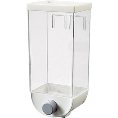 BRINSEA Distributeur De Céréales Double Organisateur D'Aliments Secs, Récipient Mural En Plastique Plastique Transparent Frais Et Simple Récipient Hermétique Pour Céréales Cornflakes - Publicité BRINSEA Distributeur De Céréales Double Organisateur D'Aliments Secs, Récipient Mural En Plastique Plastique Transparent Frais Et Simple Récipient Hermétique Pour Céréales Cornflakes - Publicité