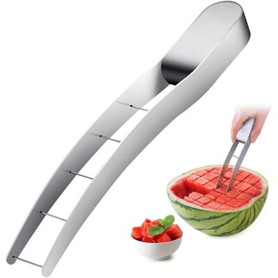 GRASSLIN 1 Trancheur Pastèque Acier Inoxydable 304 Lame Effilée Poignée Ergonomique Cuisine Été - Publicité GRASSLIN 1 Trancheur Pastèque Acier Inoxydable 304 Lame Effilée Poignée Ergonomique Cuisine Été - Publicité