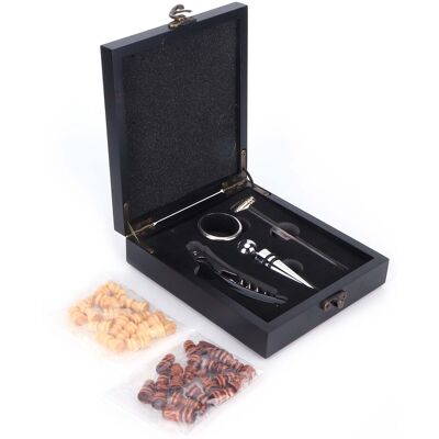 MCKENSA Coffret Tire-bouchon En Acier Inoxydable Avec Thermomètre Et Ouvre-bouteille, Idéal Pour Le Bar, La Maison Ou La Cuisine. Un Cadeau Parfait Pour Le Bar, La Maison Ou La Cuisine. Publicité MCKENSA Coffret Tire-bouchon En Acier Inoxydable Avec Thermomètre Et Ouvre-bouteille, Idéal Pour Le Bar, La Maison Ou La Cuisine. Un Cadeau Parfait Pour Le Bar, La Maison Ou La Cuisine. Publicité