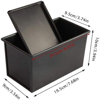 MCKENSA Moule À Pain Avec Couvercle Antiadhésif, Moule À Gâteau Rectangulaire, Moule À Toasts Et À Gâteaux, Ustensiles De Pâtisserie - Publicité MCKENSA Moule À Pain Avec Couvercle Antiadhésif, Moule À Gâteau Rectangulaire, Moule À Toasts Et À Gâteaux, Ustensiles De Pâtisserie - Publicité