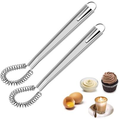 TOOLTEK Fouets À Neige En Acier Inoxydable Fouet À Spirale Fouet À Rotation Fouet Manuel Pour Mélanger Des Œufs Fouet Cuisine Professionnel Mousseur À Lait Pour Mixer Fouetter Battre Mélanger 2 Pièces..debuns - Publicité TOOLTEK Fouets À Neige En Acier Inoxydable Fouet À Spirale Fouet À Rotation Fouet Manuel Pour Mélanger Des Œufs Fouet Cuisine Professionnel Mousseur À Lait Pour Mixer Fouetter Battre Mélanger 2 Pièces..debuns - Publicité