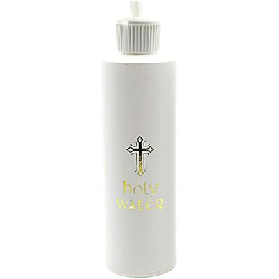 ALLAUVE Bouteille D'Eau Bénite Catholique Chrétienne Vide De 250 Ml, Dorée, Pour Croix. Publicité ALLAUVE Bouteille D'Eau Bénite Catholique Chrétienne Vide De 250 Ml, Dorée, Pour Croix. Publicité
