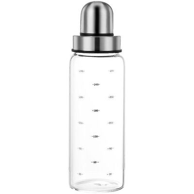 LISATR Bouteille Vide En Acier Inoxydable Et Verre Pour Le Rangement - Publicité LISATR Bouteille Vide En Acier Inoxydable Et Verre Pour Le Rangement - Publicité