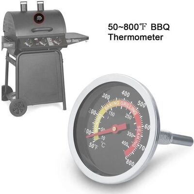 Cellfast Thermomètre - Cyan6323 - Acier Inoxydable - 50-800℉ - Facile À Installer - Publicité Cellfast Thermomètre - Cyan6323 - Acier Inoxydable - 50-800℉ - Facile À Installer - Publicité