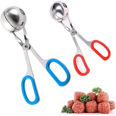 LAVVE Ensemble De 2 Pinces À Boulettes De Viande En Acier Inoxydable Avec Poignées Amovibles En Caoutchouc, Utilisables Pour La Préparation De Cake Pops, De Biscuits Et De Glaçons. Publicité LAVVE Ensemble De 2 Pinces À Boulettes De Viande En Acier Inoxydable Avec Poignées Amovibles En Caoutchouc, Utilisables Pour La Préparation De Cake Pops, De Biscuits Et De Glaçons. Publicité