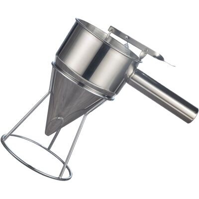 MCKENSA Distributeur De Pâte À Crêpes En Acier Inoxydable Avec Entonnoir Et Support Stable Pour Gaufres Et Boules De Takoyaki - Publicité MCKENSA Distributeur De Pâte À Crêpes En Acier Inoxydable Avec Entonnoir Et Support Stable Pour Gaufres Et Boules De Takoyaki - Publicité