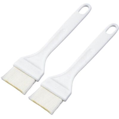 LISATR Lot De 2 Pinceaux De Cuisine Pour La Pâtisserie, Le Barbecue Et Les Gâteaux. Manche En Plastique Pour L'Huile Et Les Sauces.-18.00x4.00x0.60cm - Publicité LISATR Lot De 2 Pinceaux De Cuisine Pour La Pâtisserie, Le Barbecue Et Les Gâteaux. Manche En Plastique Pour L'Huile Et Les Sauces.-18.00x4.00x0.60cm - Publicité