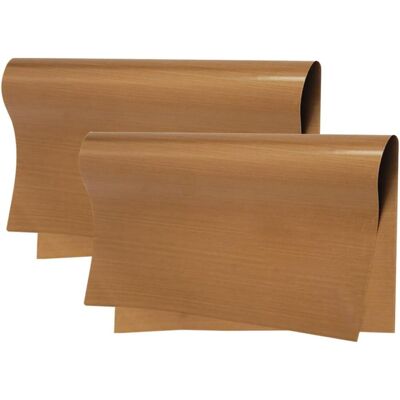 GRASSLIN Tapis De Cuisson Réutilisable En Ptfe Non Adhésif Et Lavable, Lot De 2 Feuilles Résistantes La Chaleur Pour Moule À Gâteau Et Four'-'- - Publicité GRASSLIN Tapis De Cuisson Réutilisable En Ptfe Non Adhésif Et Lavable, Lot De 2 Feuilles Résistantes La Chaleur Pour Moule À Gâteau Et Four'-'- - Publicité
