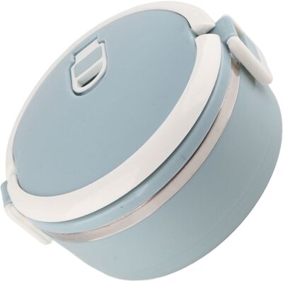 MCKENSA Boîte À Lunch Portable En Acier Inoxydable Bleu Pour Nouilles De Riz - Publicité MCKENSA Boîte À Lunch Portable En Acier Inoxydable Bleu Pour Nouilles De Riz - Publicité