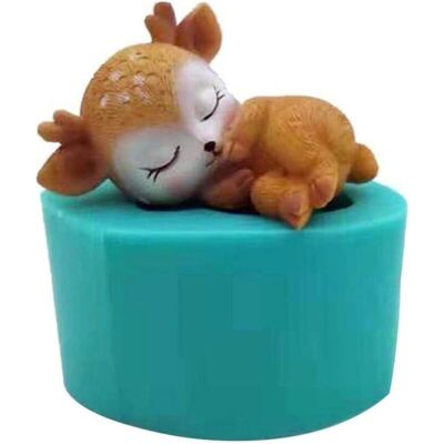 Melissa Moule En Silicone Cerf 3d Stéréoscopique Animal Coulée Moule En Silicone Bac À Glace En Silicone Moule À Bonbons Au Chocolat Pour Bricolage Artisanat Décoration De Gâteau Gelée Au Chocolat Et Bonbons - Publicité Melissa Moule En Silicone Cerf 3d Stéréoscopique Animal Coulée Moule En Silicone Bac À Glace En Silicone Moule À Bonbons Au Chocolat Pour Bricolage Artisanat Décoration De Gâteau Gelée Au Chocolat Et Bonbons - Publicité