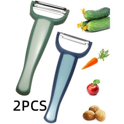 Cellfast Éplucheur À Légumes - Multifonction - Acier Inoxydable - Antidérapant - Léger - 2 Pièces - Publicité Cellfast Éplucheur À Légumes - Multifonction - Acier Inoxydable - Antidérapant - Léger - 2 Pièces - Publicité