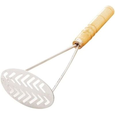 Cellfast Presse-purée En Acier Inoxydable Avec Manche En Bois (26 X 10 Cm) - Ustensile De Cuisine Pour Écraser Des Pommes De Terre Ou Aut - Publicité Cellfast Presse-purée En Acier Inoxydable Avec Manche En Bois (26 X 10 Cm) - Ustensile De Cuisine Pour Écraser Des Pommes De Terre Ou Aut - Publicité