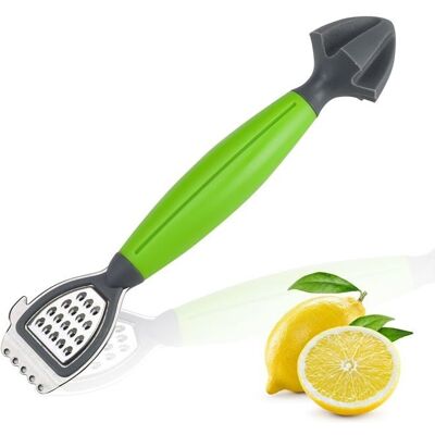 Cellfast Éplucheur De Citron 3 En 1, Râpe Et Alésoir En Acier Inoxydable Pour Zesteurs D'Oranges, D'Agrumes Et De Citron Vert(vert) - Publicité Cellfast Éplucheur De Citron 3 En 1, Râpe Et Alésoir En Acier Inoxydable Pour Zesteurs D'Oranges, D'Agrumes Et De Citron Vert(vert) - Publicité