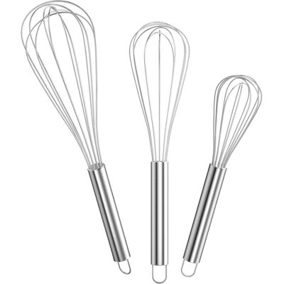 GRASSLIN Lot De 3 Fouets, Acier Inoxydable, 20 25 30 Cm, Pour Œufs Pâte Crème, Cuisine Quotidienne - Publicité GRASSLIN Lot De 3 Fouets, Acier Inoxydable, 20 25 30 Cm, Pour Œufs Pâte Crème, Cuisine Quotidienne - Publicité