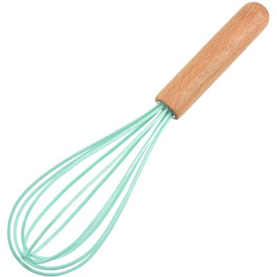 HERUSI Batteur À Œufs Manuel En Silicone Vert - Publicité HERUSI Batteur À Œufs Manuel En Silicone Vert - Publicité