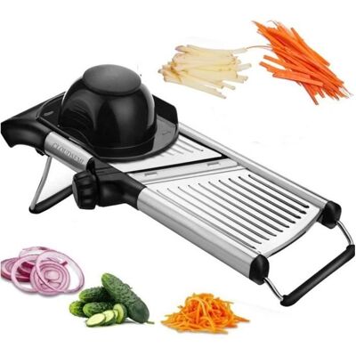 Cellfast Mandoline De Cuisine Multifonctions Réglable Professionnel - Machine À Raper - Mandoline Pour Couper Vos Aliments, Fruits Et Légumes - Publicité Cellfast Mandoline De Cuisine Multifonctions Réglable Professionnel - Machine À Raper - Mandoline Pour Couper Vos Aliments, Fruits Et Légumes - Publicité