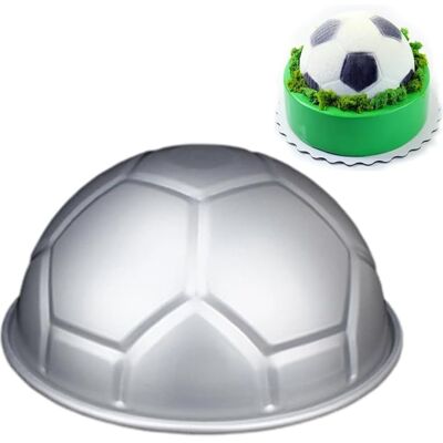 Generic Moule À Gâteau Ballon De Football 3d 6 Inch, Moule En Aluminium Pour Décorations De Fête De Football Anniversaires, Plateau À Gâteau En Aluminium - Publicité Generic Moule À Gâteau Ballon De Football 3d 6 Inch, Moule En Aluminium Pour Décorations De Fête De Football Anniversaires, Plateau À Gâteau En Aluminium - Publicité