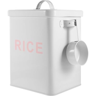 Generic Seau De Riz Créatif En Métal Blanc, Boîte De Rangement Hermétique Pour Farine Et Céréales, Léger Et Pratique, Cuisine Maison, Organisateur De Riz - Publicité Generic Seau De Riz Créatif En Métal Blanc, Boîte De Rangement Hermétique Pour Farine Et Céréales, Léger Et Pratique, Cuisine Maison, Organisateur De Riz - Publicité