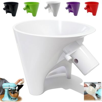 OEM Entonnoir À Farine Pour Robot Pâtissier Kitchenaid Artisan Ksm150, Protection Anti-éclaboussures Pour Robots Pâtissiers Inclinables De 4,5 Et 5 Pintes, Outil De Cuisson Lavable Au Lave-vaisselle Et Sa - Publicité OEM Entonnoir À Farine Pour Robot Pâtissier Kitchenaid Artisan Ksm150, Protection Anti-éclaboussures Pour Robots Pâtissiers Inclinables De 4,5 Et 5 Pintes, Outil De Cuisson Lavable Au Lave-vaisselle Et Sa - Publicité
