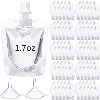 OEM 100 Sachets En Plastique Jetables Pour Boissons, Contenant 50 Ml (1,7 Oz) De Sauces Et De Jus, Transparents Et Étanches, Pour Les Voyages. Publicité OEM 100 Sachets En Plastique Jetables Pour Boissons, Contenant 50 Ml (1,7 Oz) De Sauces Et De Jus, Transparents Et Étanches, Pour Les Voyages. Publicité