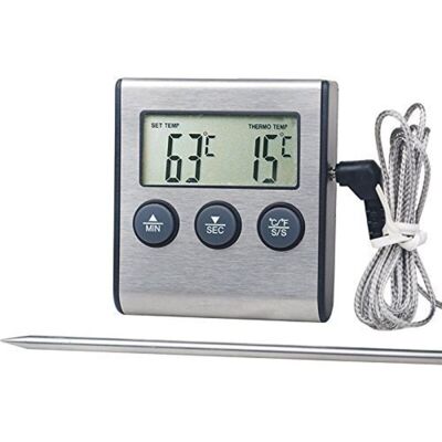 SANS MARQUE Thermomètre De Cuisson Des Aliments 0250°c Avec Minuterie D'Alarme - Jauge De Température Pour Cuisine Bbq - Publicité SANS MARQUE Thermomètre De Cuisson Des Aliments 0250°c Avec Minuterie D'Alarme - Jauge De Température Pour Cuisine Bbq - Publicité