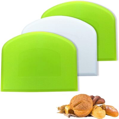 GRASSLIN Lot De 3 Corne À Pâtisserie, Plastique Alimentaire Flexible, Pour Gâteaux Pain Pizza, Outils Cuisine - Publicité GRASSLIN Lot De 3 Corne À Pâtisserie, Plastique Alimentaire Flexible, Pour Gâteaux Pain Pizza, Outils Cuisine - Publicité