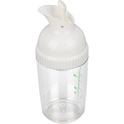 MCKENSA Shaker À Vinaigrette 200 Ml Sans Bpa, Anti-fuite, Avec Couvercle, Blanc - Publicité MCKENSA Shaker À Vinaigrette 200 Ml Sans Bpa, Anti-fuite, Avec Couvercle, Blanc - Publicité