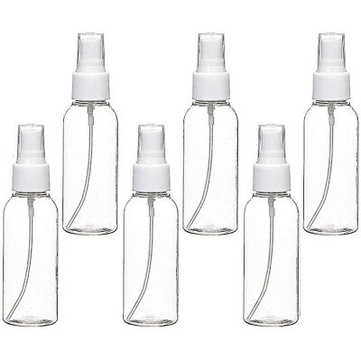 LUMIERE Lot De 30 Flacons Vaporisateurs De 30 Ml (1 Oz) Transparents, Vides, À Brume Fine, En Plastique, Mini-ensemble De Voyage, Petits Récipients À Liquide Rechargeables - Publicité LUMIERE Lot De 30 Flacons Vaporisateurs De 30 Ml (1 Oz) Transparents, Vides, À Brume Fine, En Plastique, Mini-ensemble De Voyage, Petits Récipients À Liquide Rechargeables - Publicité