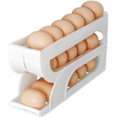 Cellfast 3 Niveaux Distributeur Oeuf Frigo, Récipient De Stockage D'Oeufs À Roulement Automatique Économiser L'Espace, Porte-œufs Rangement - Publicité Cellfast 3 Niveaux Distributeur Oeuf Frigo, Récipient De Stockage D'Oeufs À Roulement Automatique Économiser L'Espace, Porte-œufs Rangement - Publicité