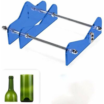 BRINSEA Outil De Coupe De Bouteille En Verre Professionnel,vin,bière,découpeur De Bouteilles En Verre Pour Différentes Tailles Et Formes, Acrylique Et En Métal Matériel (bleu) - Publicité BRINSEA Outil De Coupe De Bouteille En Verre Professionnel,vin,bière,découpeur De Bouteilles En Verre Pour Différentes Tailles Et Formes, Acrylique Et En Métal Matériel (bleu) - Publicité