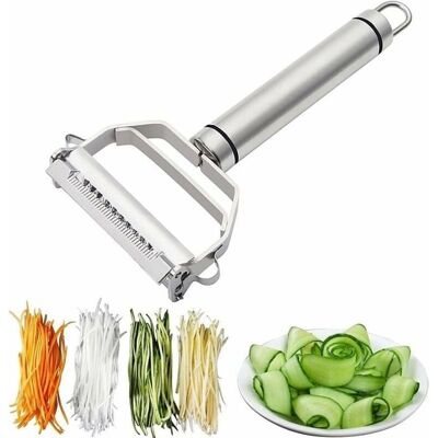Cellfast Econome Legumes Éplucheur De Pommes De Terre Manuel À Double Tranchant En Acier Inoxydable Pour Éplucher Les Fruits Et Légumes - Publicité Cellfast Econome Legumes Éplucheur De Pommes De Terre Manuel À Double Tranchant En Acier Inoxydable Pour Éplucher Les Fruits Et Légumes - Publicité