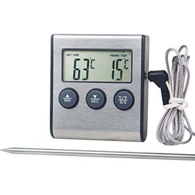 ABYSSE Thermomètre De Cuisson Des Aliments 0250°c Avec Minuterie D'Alarme - Jauge De Température Pour Cuisine Bbq - Publicité ABYSSE Thermomètre De Cuisson Des Aliments 0250°c Avec Minuterie D'Alarme - Jauge De Température Pour Cuisine Bbq - Publicité