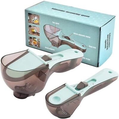 Cellfast Ensembles De Cuillères Doseuses,tasses Et Cuillères À Mesurer Réglable,2 Pièces - Publicité Cellfast Ensembles De Cuillères Doseuses,tasses Et Cuillères À Mesurer Réglable,2 Pièces - Publicité